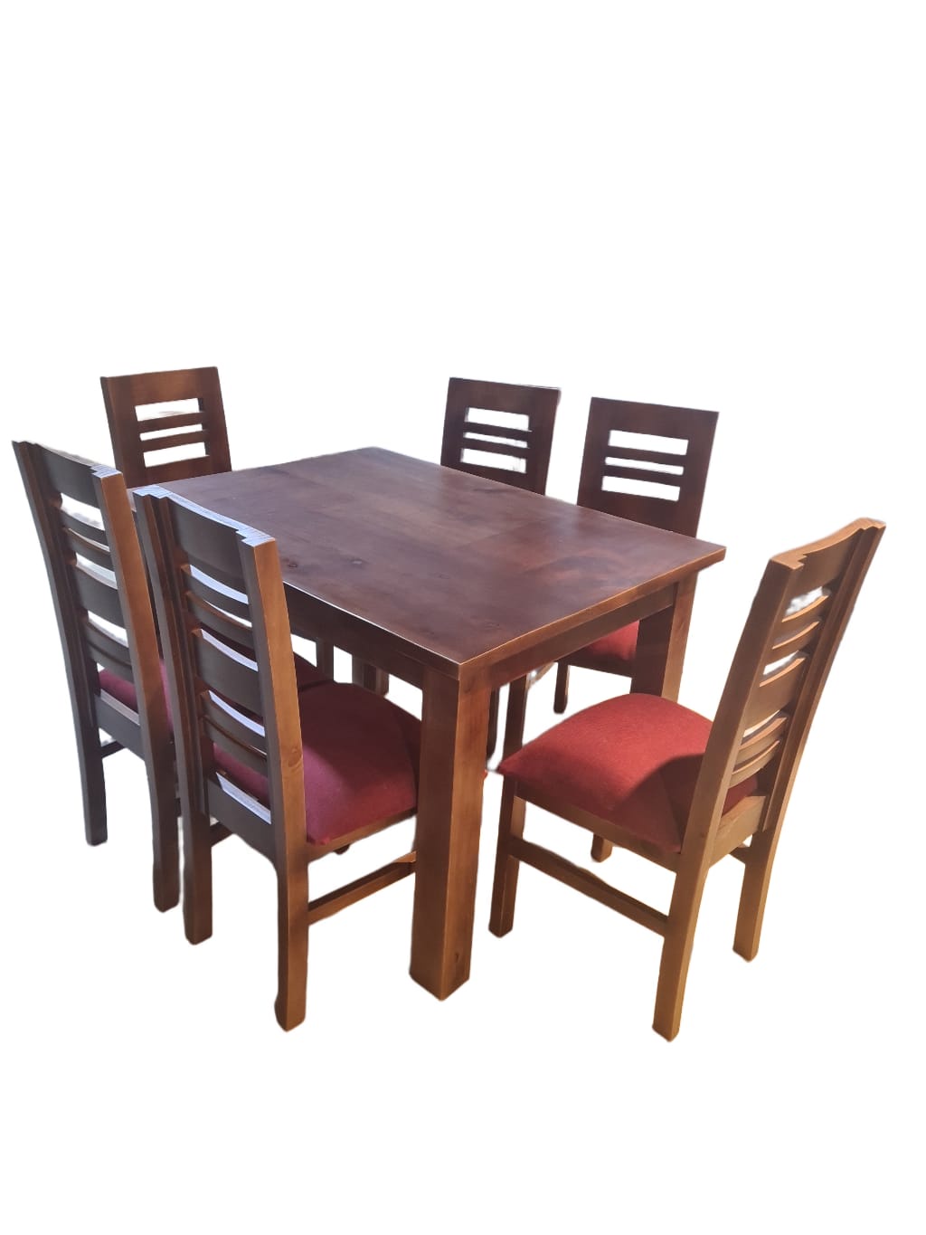 Koliat - Juego De Comedor Volos 6S Tapiz Burdeo