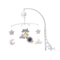 Magideal - Cochecito Móvil Para Cuna De Bebé, Juguete Colgante, Decoración Para Guardería, Juguete Sonajero Para Bebé De Dibujos Animados, Juguete Móvil Colgante Mapache