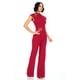 thumbnail image 4 of Mono de Moda con Ojales y Cadena Detallada Fucsia M, 4 of 5
