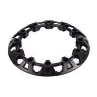 Ioensy - Generic Cubierta Protectora Para Cubo De Llanta De Rueda De Atv, Cubierta Protectora De Llanta Para Atv, Color Negro, 10 Pulgadas