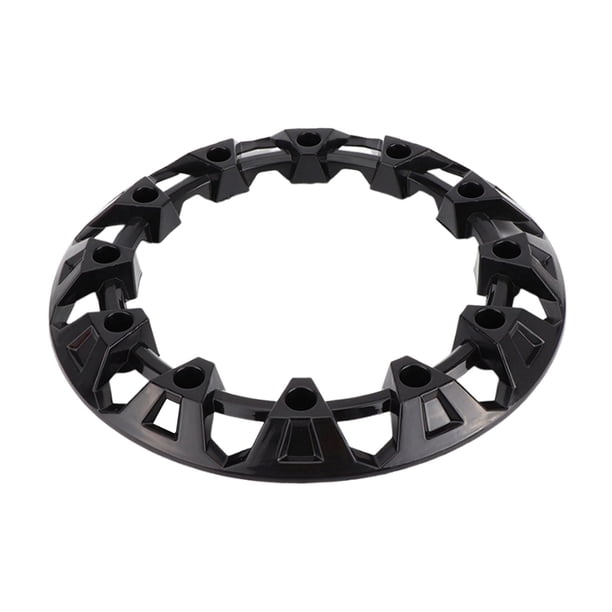 Generic Cubierta Protectora Para Cubo De Llanta De Rueda De ATV, Cubierta Protectora De Llanta Para ATV, Color Negro, 10 Pulgadas