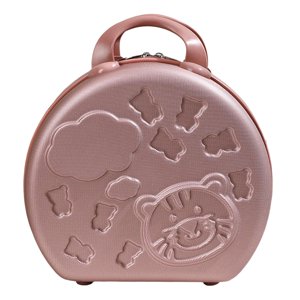 Bothyi - Mini Estuche Rígido Para Cosméticos, Organizador De Brochas De Maquillaje, Soporte Para Niñas Pequeñas, Oro Rosa