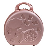 Bothyi - Mini Estuche Rígido Para Cosméticos, Organizador De Brochas De Maquillaje, Soporte Para Niñas Pequeñas, Oro Rosa