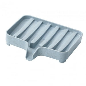 Genérico - Jabonera Autodrenante Estante De Drenaje Durable Para Encimera De Baño Bañera Azul