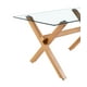 thumbnail image 2 of Mesa de Comedor Vidrio Cross 140x90cm, 2 of 3
