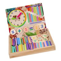 Bothyi - Bloque De Números De Conteo Y Palos Para Actividades De Aprendizaje De Fiestas, Jardín De Infantes