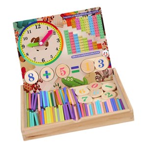 Bothyi - Bloque De Números De Conteo Y Palos Para Actividades De Aprendizaje De Fiestas, Jardín De Infantes