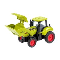 Magideal - Camión De Juguete Tractor, Vehículo De Ingeniería, Automóvil De Fricción Por Inercia, Maquinaria Agrícola, Vehículo Agrícola De Juguete Para Niños De Carretilla Elevadora Con Pinza