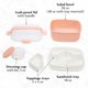 thumbnail image 4 of Bote para almuerzo Goodful Stackable Bento, 1650 ml, colorete, 4 of 7