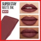 thumbnail image 2 of LABIAL LARGA DURACIÓN SUPER STAY MATTE INK PINK 160 MOVER MAYBELLINE, 2 of 7