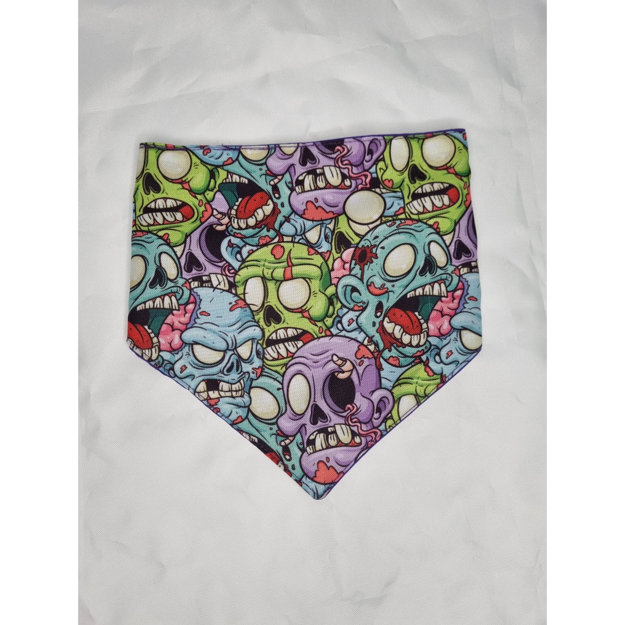 Bandana mascota halloween zombies talla M