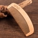 thumbnail image 1 of 1Pc Natural Peach Wood Comb Close Teeth Anti-static Head Massage Beard Hair Care Tool Beauty Accessories Barber Women's Hairdres, 1 of 3