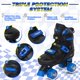 thumbnail image 2 of Patines de ruedas Nattork ajustables 4-12 años azul, 2 of 6
