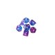 thumbnail image 4 of Juego De Dados De 7x, Juego De Dados Poliédricos Para Juego De Rol De Fiesta, Azul Y Violeta, 4 of 5