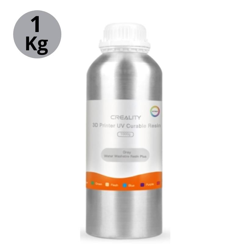 Creality - Resina 3d Lavable Al Agua Gris Para Impresoras 3d 1000g | Resinas