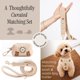 thumbnail image 2 of Conjunto de Arnés y Correa para Perro MAISON MALIBU Talla Media Diseño Teddy, 2 of 8