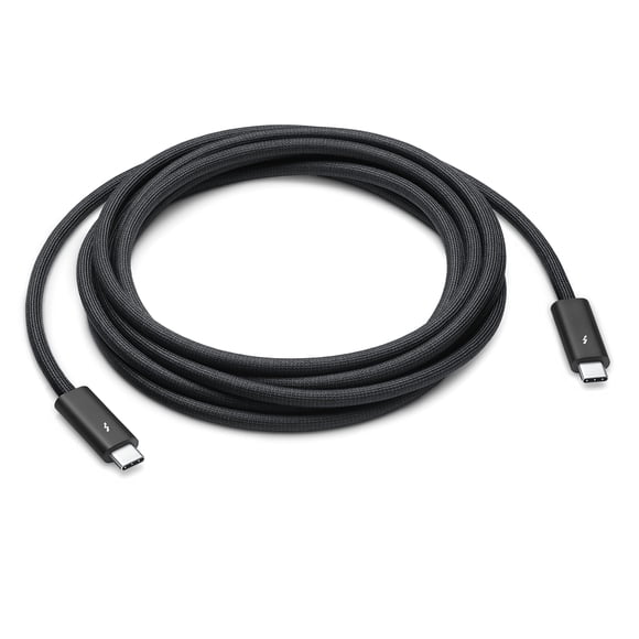 Cable Apple Thunderbolt 4 (USB-C) Pro de 3 m negro trenzado