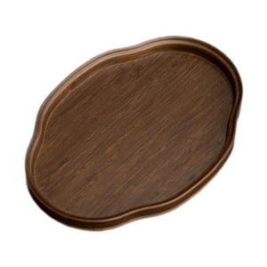 Genérico - Esterilla De Té Con Forma De Flor, Suministros Para El Hogar, Plato De Mesa Para Escritorio, Cocina, Hogar, Pequeño, Marrón Oscuro