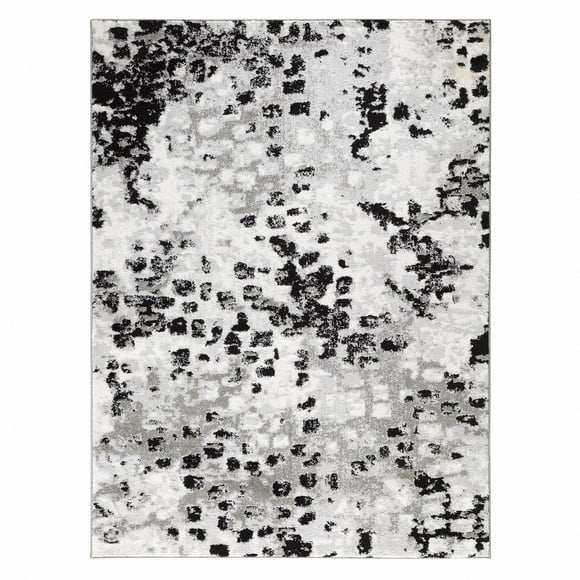 Alfombra Florida Gris 160 x 210 cm