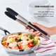 thumbnail image 4 of Pinzas KitchenAid con punta de silicona y bloqueo lateral, negras, 30 cm, 4 of 6