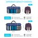 thumbnail image 4 of Bolsa de viaje Gonex de 100 litros con compartimento para zapatos, color morado, 4 of 7