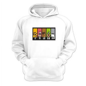 Genérico - Polerón Canguro Perros De La Calle Blanco Talla Xl Unisex