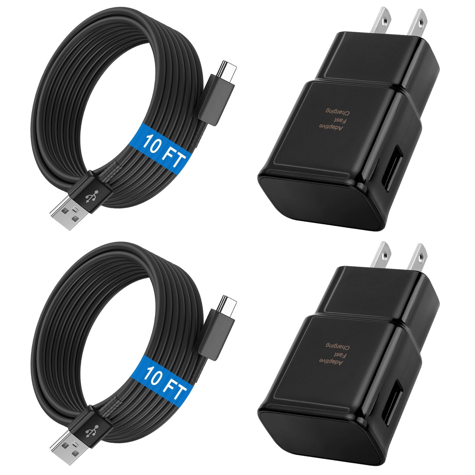 Cargador Ubearkk Tipo C Con Cable De 10 Pies Para Samsung Galaxy