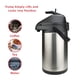 thumbnail image 3 of Dispensador de bebidas frías y calientes Airpot Brentwood de 3.5 L, acero inoxidable, 3 of 9