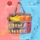 thumbnail image 2 of Stay Cool and Stylish with Our Insulated Lunch Tote - Perfect for Work, Office, Picnic, Beach, and Travel - Large, Reusable, and Comes with a Water Bottle Holder - 1pc, 2 of 4
