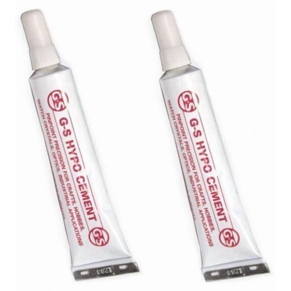 Adhesivo G-S Hypo Cement, paquete de 2 unidades, para artes, manualidades y costura