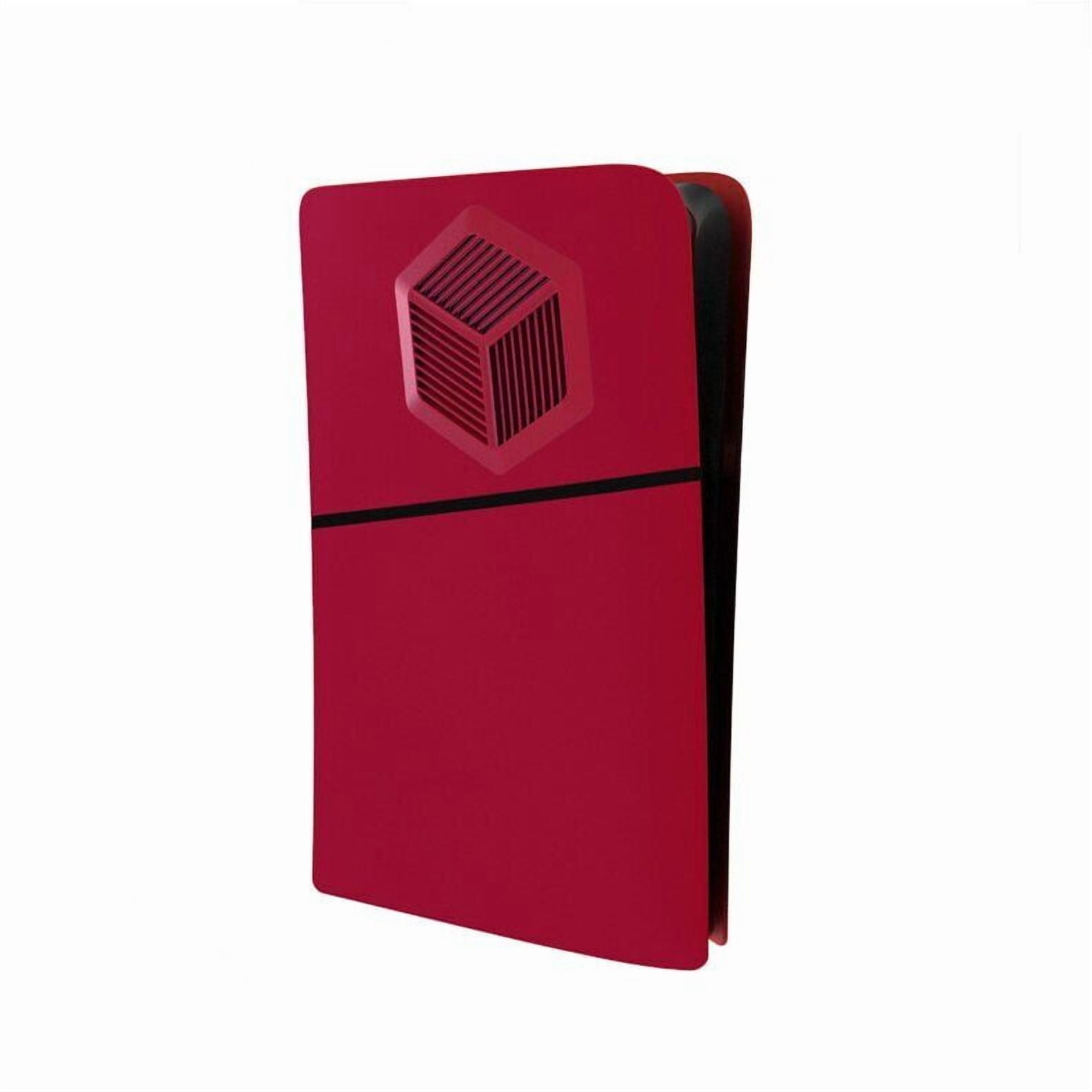 Cubierta Consola Aaronmei Ps5 Slim Digital Edition Rojo Rosado