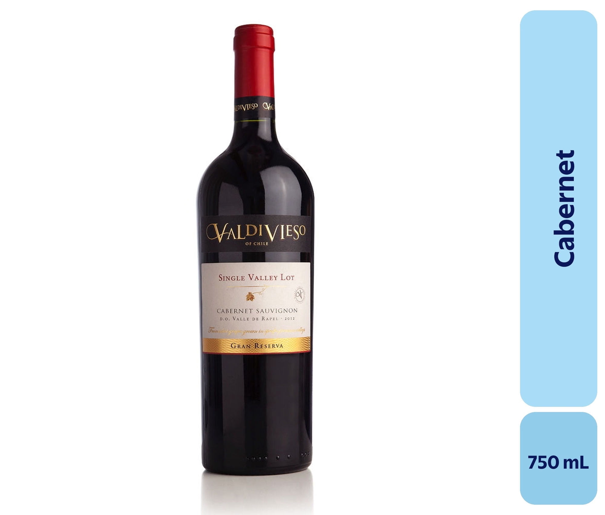 Vino Cabernet Botella 750 mL Valdivieso
