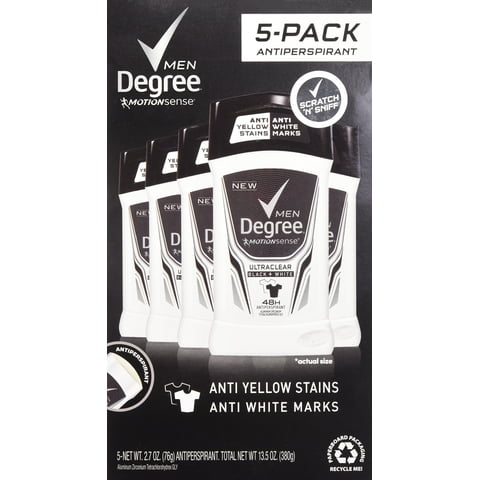 Antitranspirante Y Desodorante Degree Men Adrenaline 80 Ml X5 +50 Ml