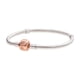 thumbnail image 1 of Pulsera Pandora Plata Dije Broche Rosado, 1 of 2