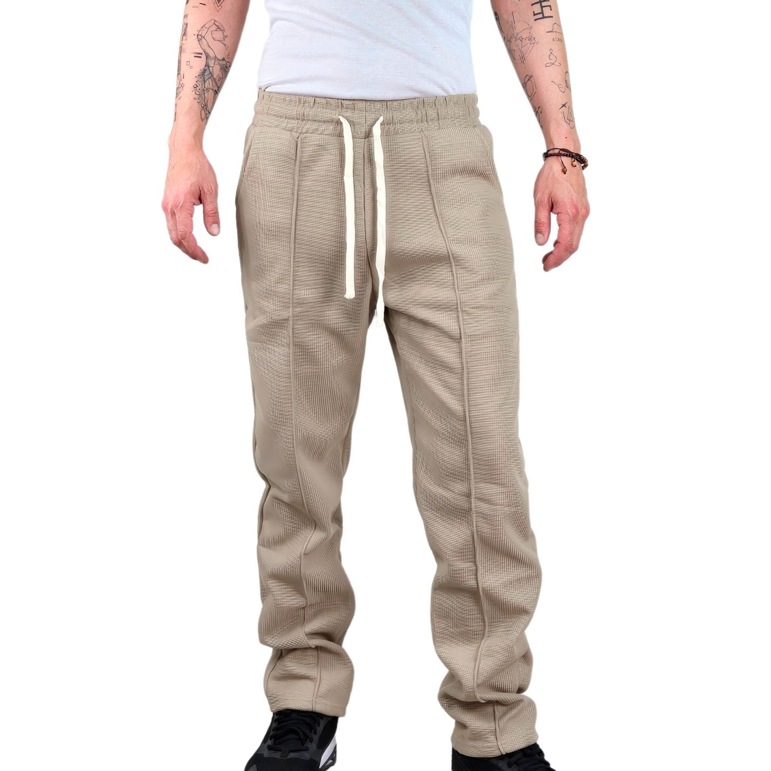 Likeshop - Pantalón Hombre Recto Forro Interior Frisado Bolsillos 7121
