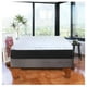 thumbnail image 1 of Cama Europea Zen Pro Colchon Resortes 1.5 Plaza Base Dividida Tela Gris, 1 of 6
