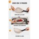 thumbnail image 3 of Colador Escurridor Plástico Asas Plegable Frutas Verduras, 3 of 12