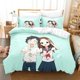 thumbnail image 1 of Teasing Master Takagi-san Bedding Set Single Twin Full Size Bed Set Adult Kid Bedroom Duvet cover Sets Anime Bed Bed Sheets, 1 of 5