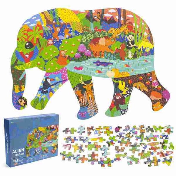 puzzle de elefante 60 piezas