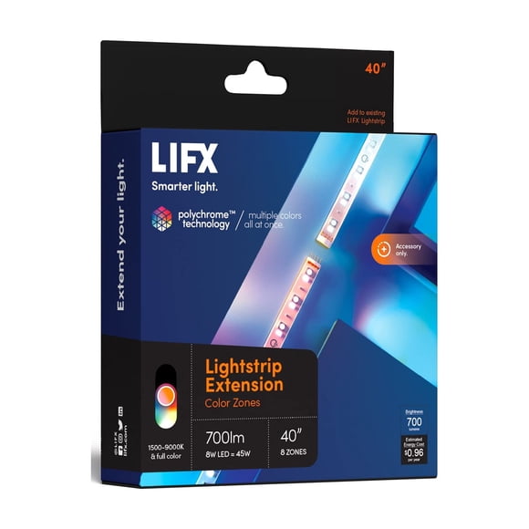 Tira de luz LED LIFX Lightstrip 40 Extension, a todo color