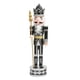 thumbnail image 4 of Figuras De Cascanueces Hechas A Mano, Estatuilla Tradicional Para Sala De Estar, Hogar, Plata, 4 of 5