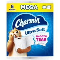 Papel Higiénico Charmin Ultra Suave 6 Rollos Mega