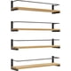 thumbnail image 1 of Estante para especias OROPY de madera 40 cm, pack de 4, montaje en pared, 1 of 7
