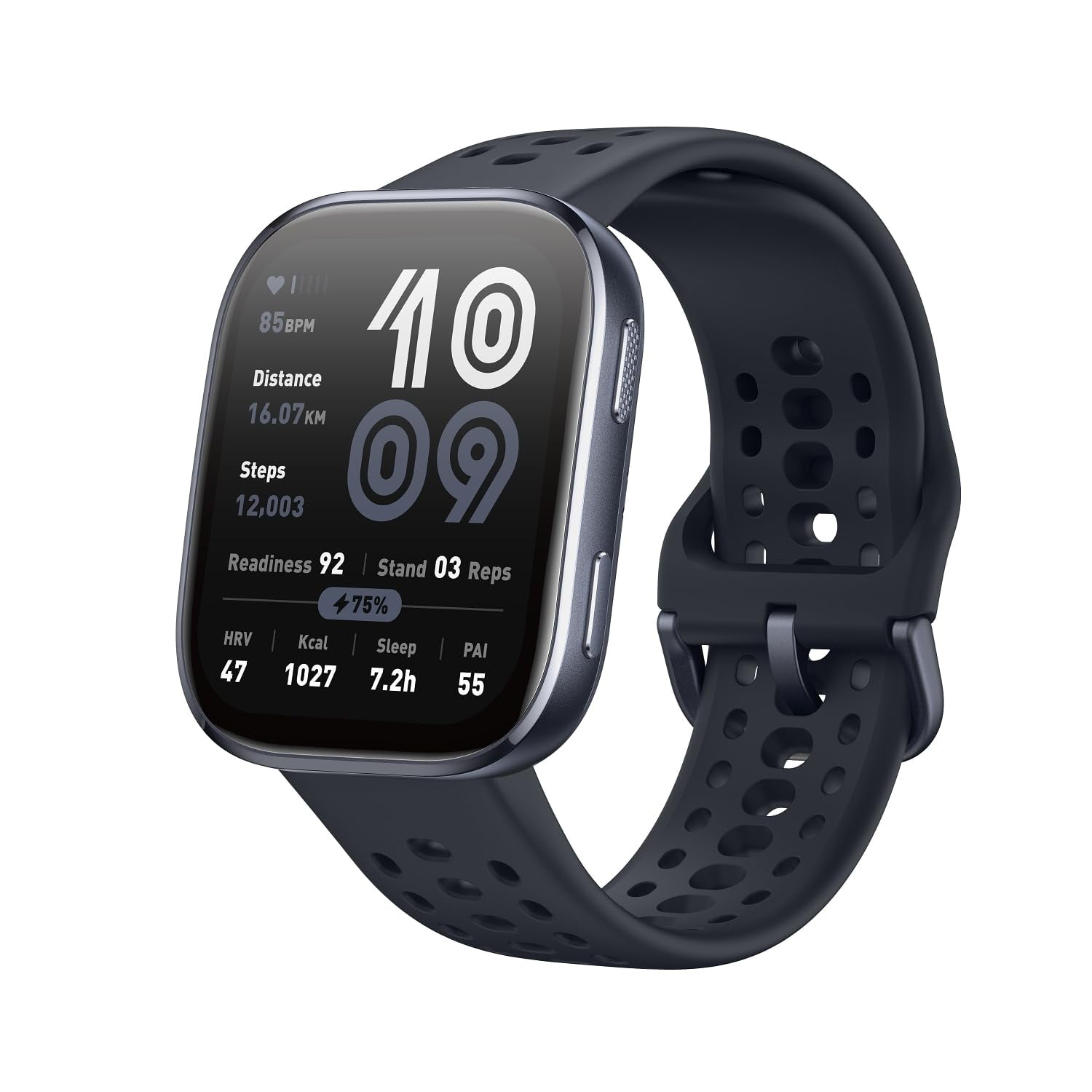 Reloj Inteligente Amazfit Bip 6 46 Mm Amoled Con Batería De 14 Días, Negro