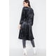 thumbnail image 3 of Chaqueta CCwholesalesclothings Terciopelo Aplastado Lazo Frontal Negro, 3 of 5