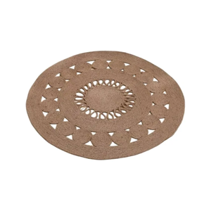 Genérico - Alfombra Tejida Yute 80Cm