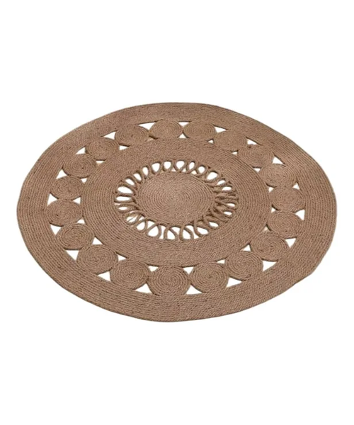 Genérico - Alfombra Tejida Yute 80Cm