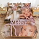 thumbnail image 1 of Blackpink Soft Sleep Safe Threaded Build Machine Ready Closure Duvet Cover Sets for Bedroom, 1 of 3