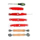 thumbnail image 4 of Kit De Rodillos Estriados Para Pantalla De Ventana 7 En 1, Ruedas Con Rodamientos De Acero Y Nailon Resistentes, 4 of 5