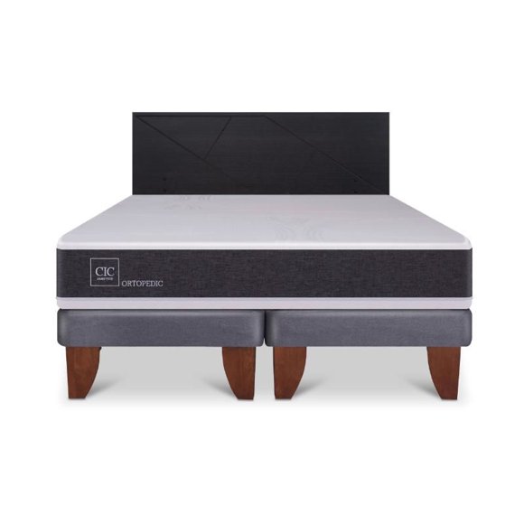 Cama Europea Europea Ortopedic 2P Bd Respaldo Villarrica 2 Plaza Base Dividida